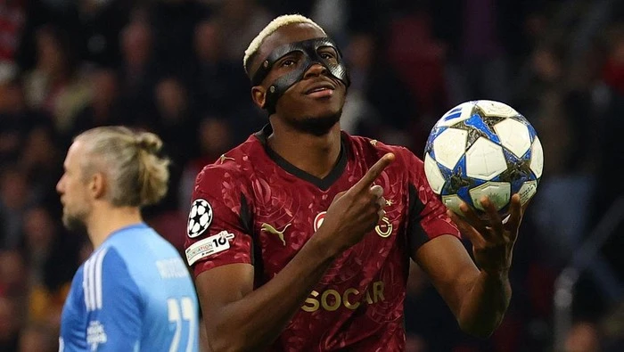 Top Skor Liga Champions: Osimhen Hat-trick, Geser Haaland, Kane, dan Mbappé