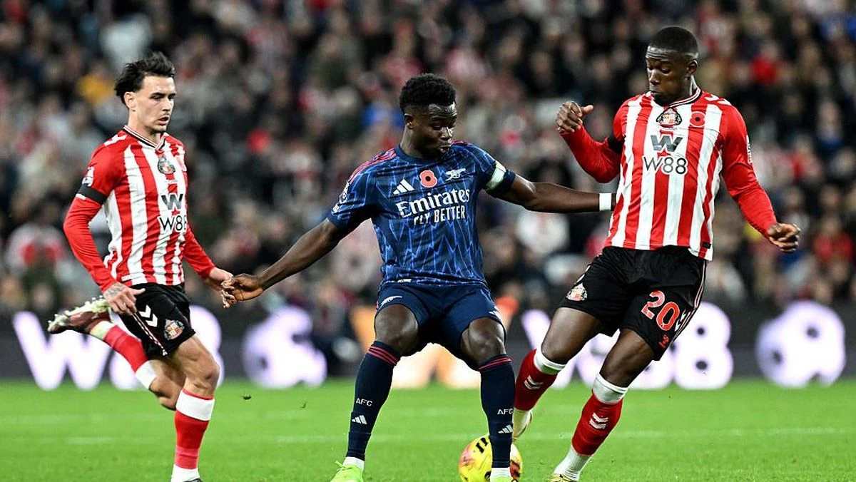 Sunderland Vs Arsenal 2-2, Meriam London Kecolongan di Injury Time